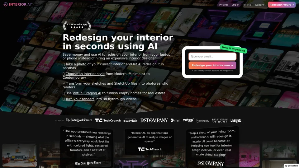 Interior AI™ | #1 AI Interior Designer, Virtual Staging AI tool + Room GPT AI Room Generator