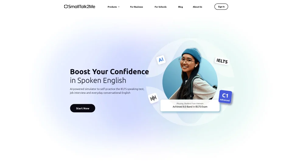 SmallTalk2Me – AI-powered simulator to improve spoken English