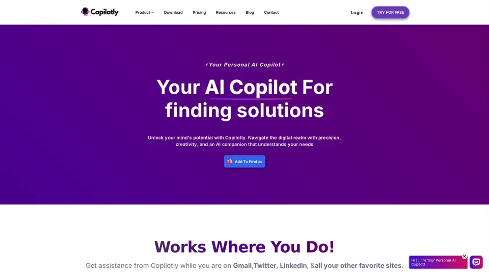 Copilotly - Your Personal AI Copilot