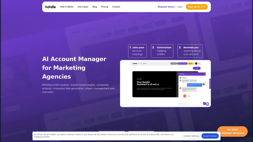 Account Manager Copilot for Agencies | Huudle