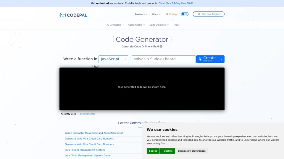 Code Generator - CodePal