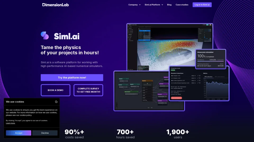 Siml.ai - Platform for fast AI-driven physics simulations